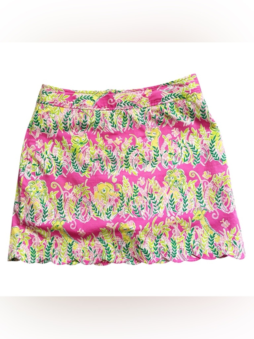 Lilly Pulitzer Vintage Millionaire’s Row Animal Jungle Print Skort Womens Sz 10